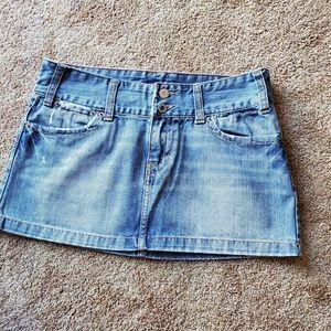 American Eagle jean mini skirt